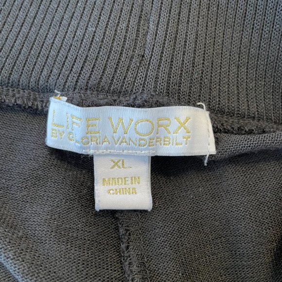 Life Worx By Gloria Vanderbilt Pants Black Joggers - Picture 13 of 15